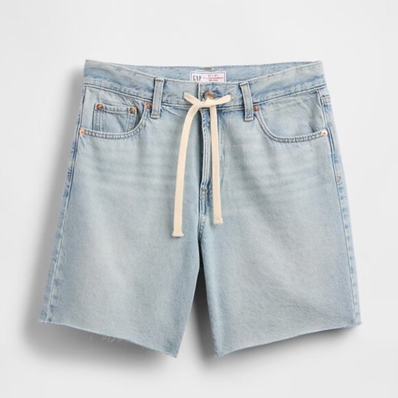 Gap 8" Mid Rise '90s Loose Denim Bermuda Shorts - Picture 1 of 4